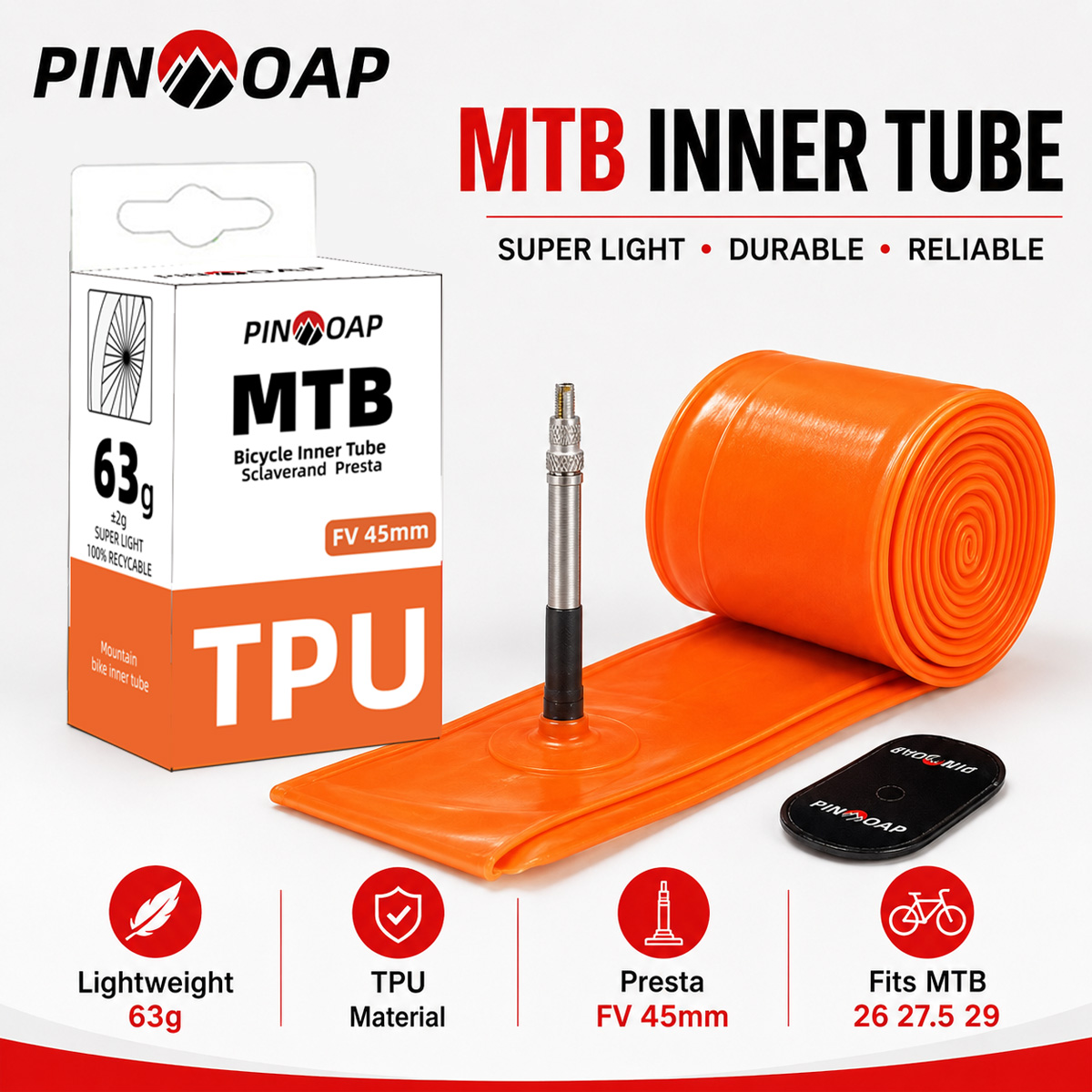 Dętka rowerowa PINMOAP MTB do  – Mountain Biking Tube recenzja i cena